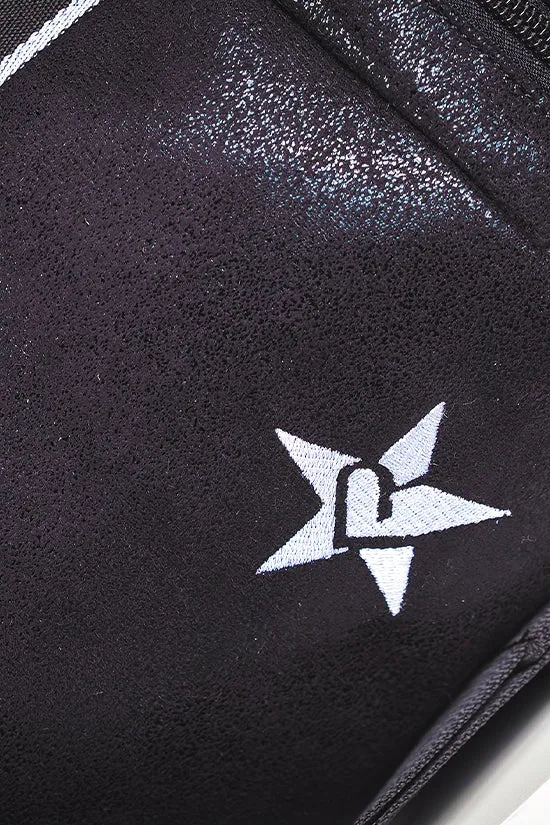 Faux Suede in Black Rebel Duffle Bag