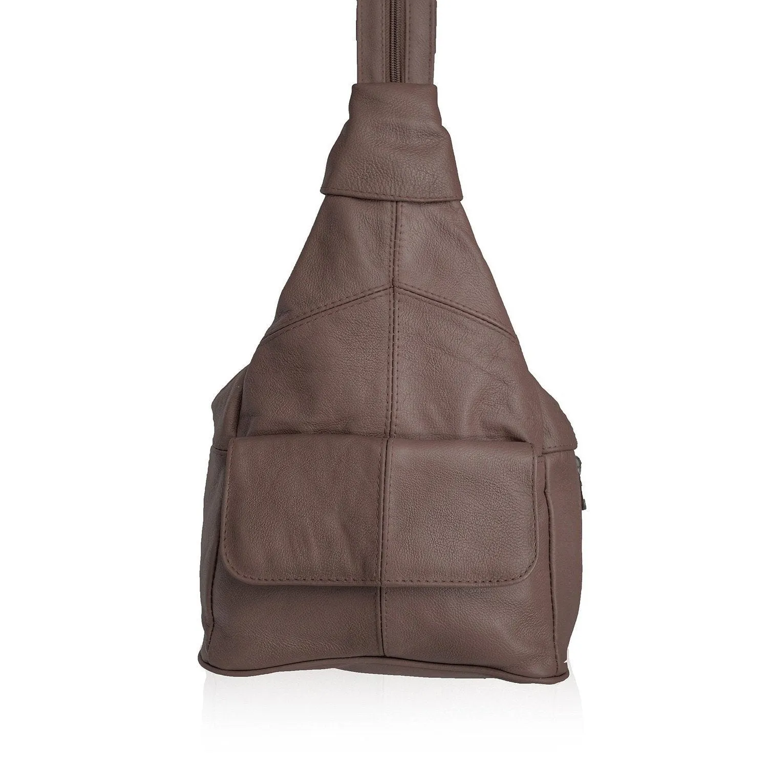 Genuine Leather Sling Style Backpack
