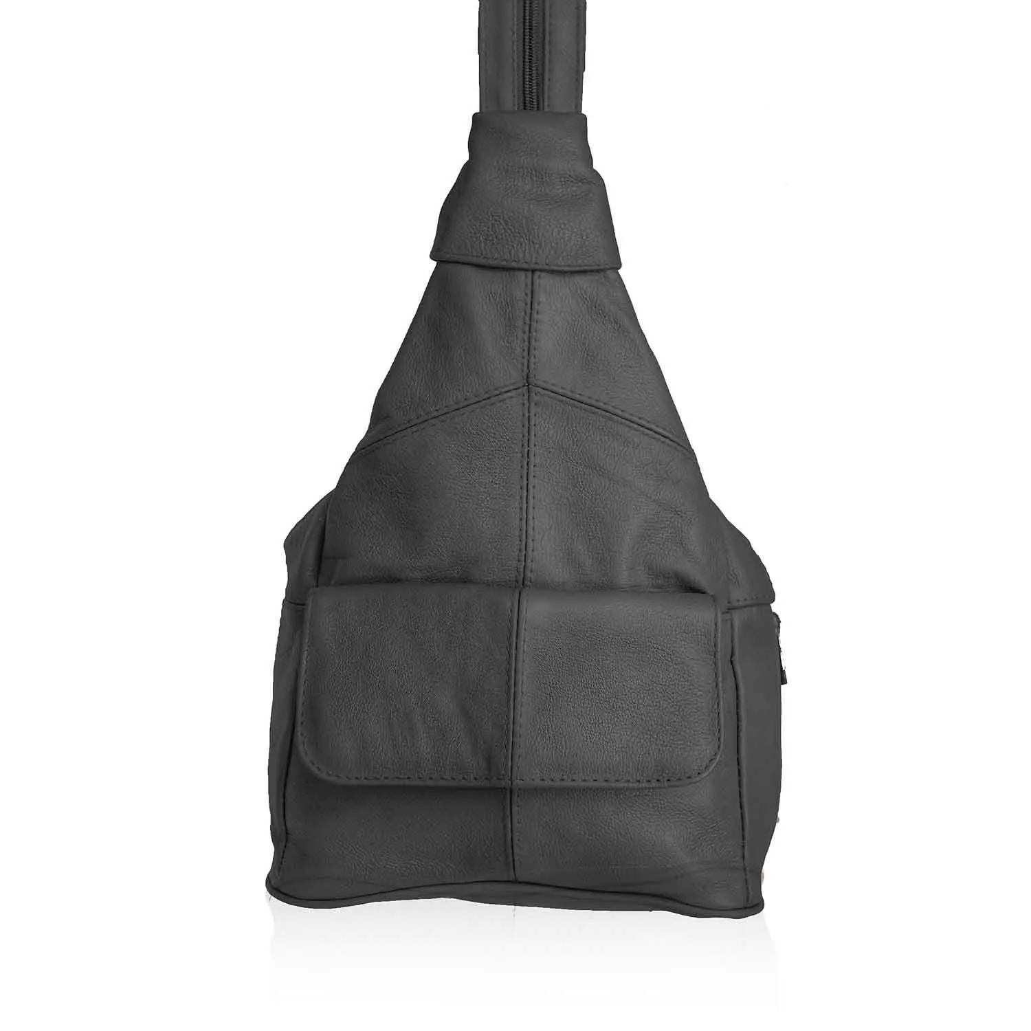 Genuine Leather Sling Style Backpack