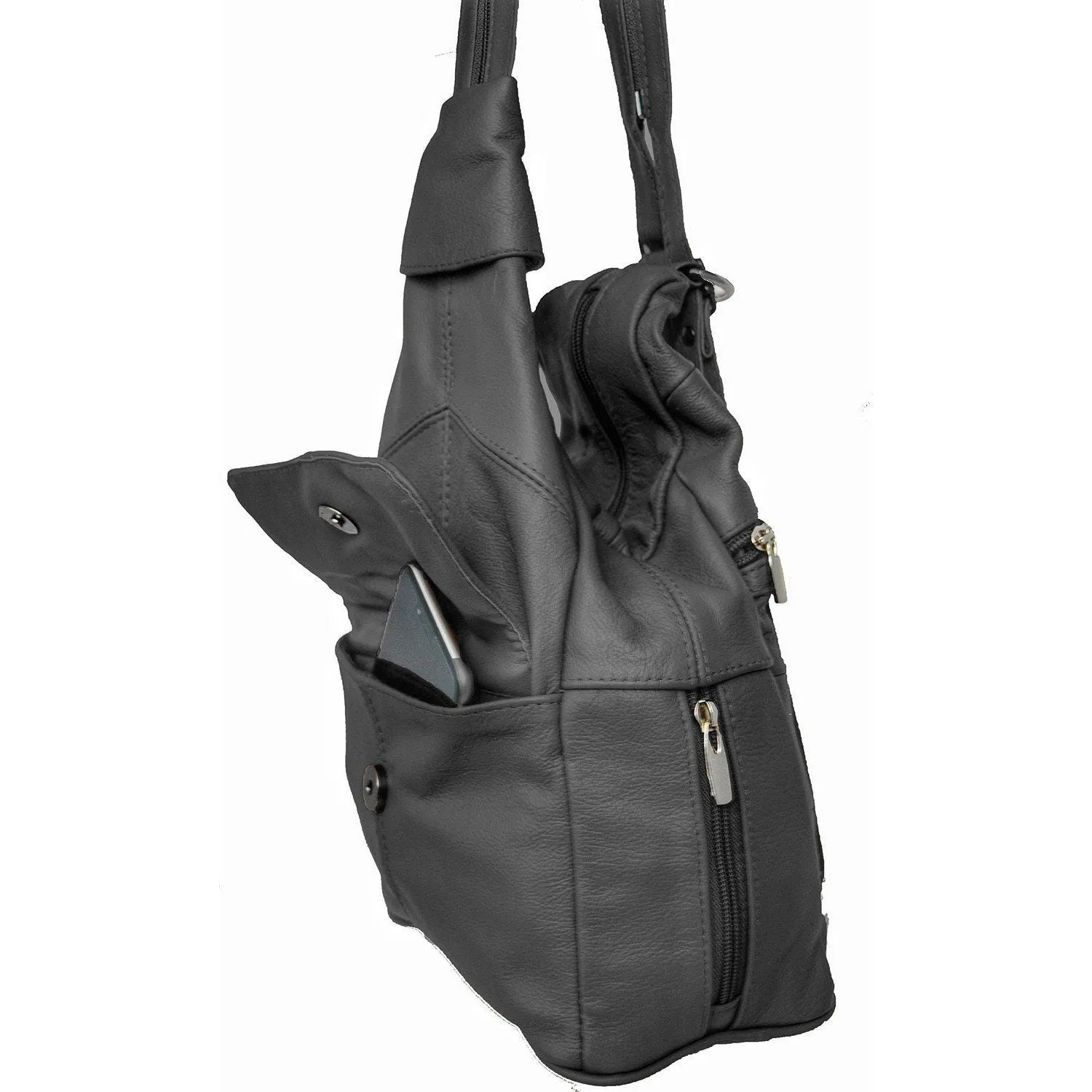Genuine Leather Sling Style Backpack