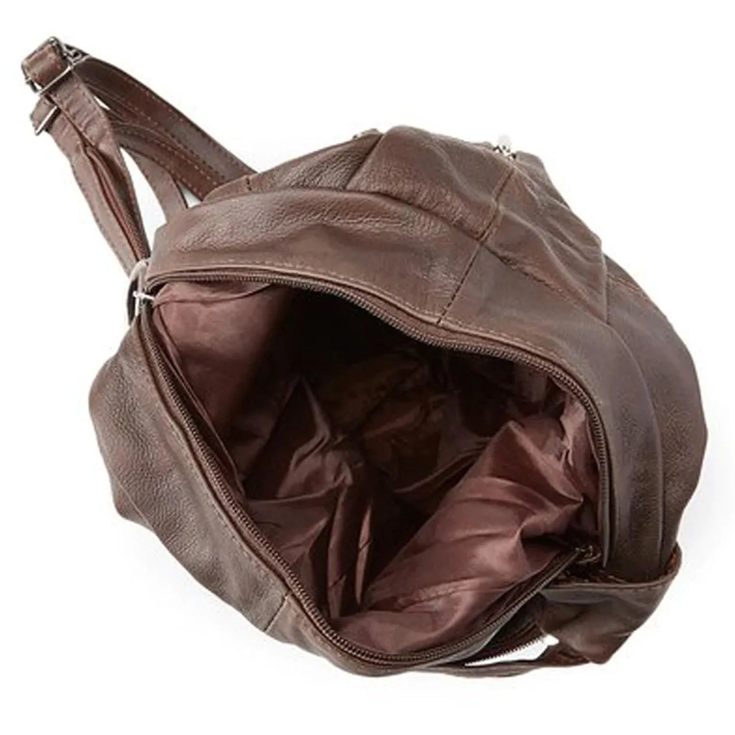 Genuine Leather Sling Style Backpack