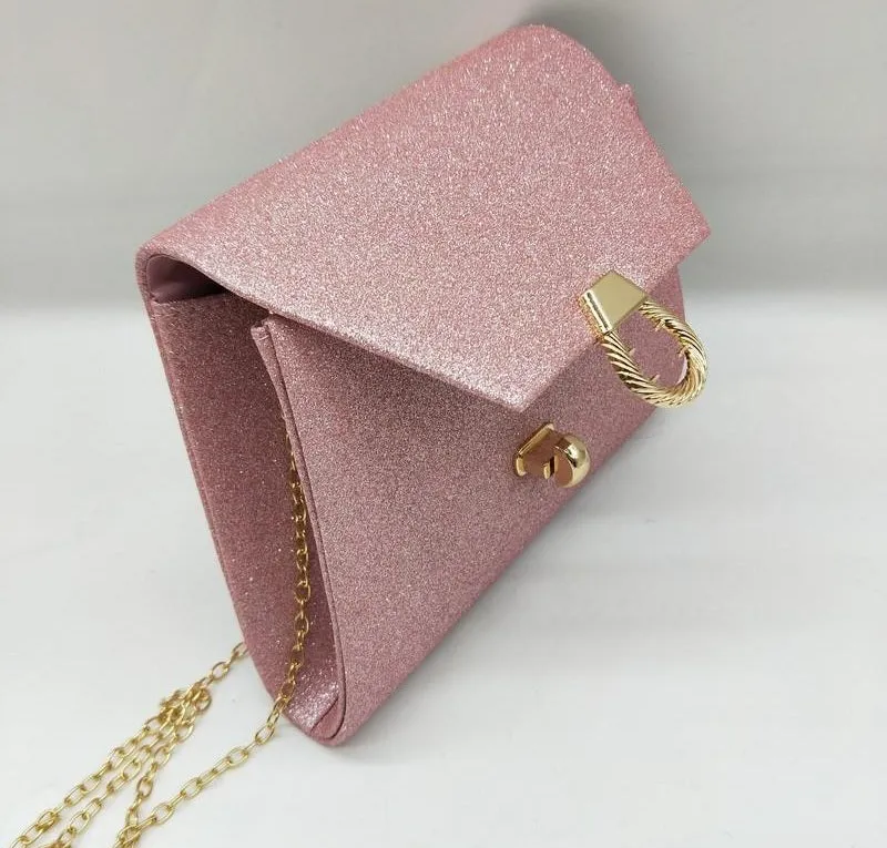 Glitzy clutch evening bags