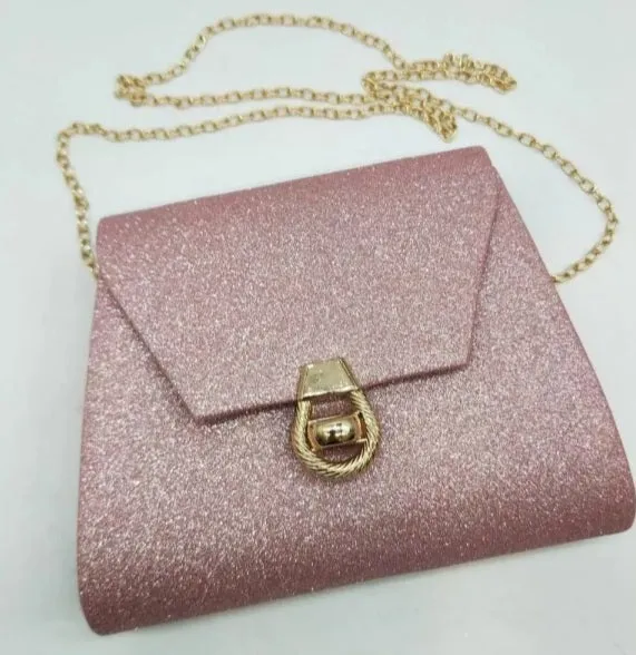 Glitzy clutch evening bags