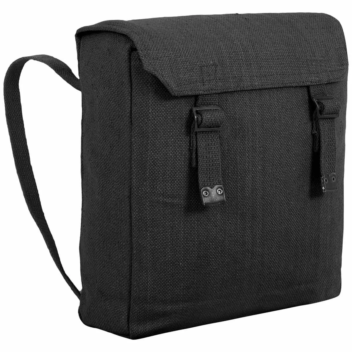 Highlander 18L Backpack - Durable Black Canvas Webbing