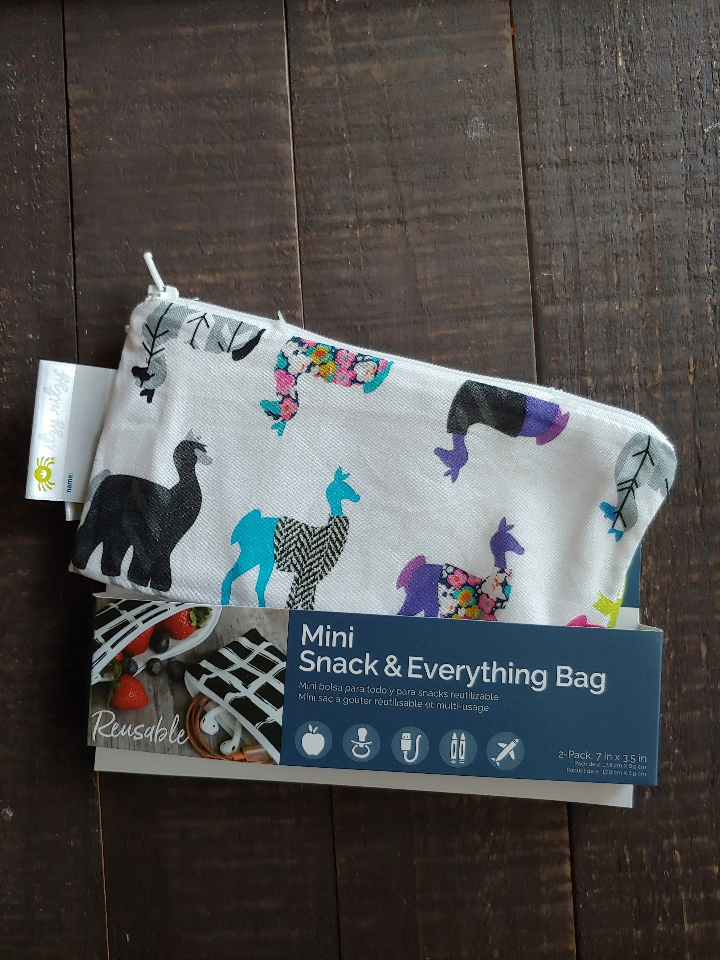 Llama Gllama Snack Bags ll Travel Bags ll Storage Bags 2 Pack
