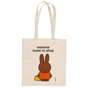 melanie loves to shop  Personalised Tote Bag