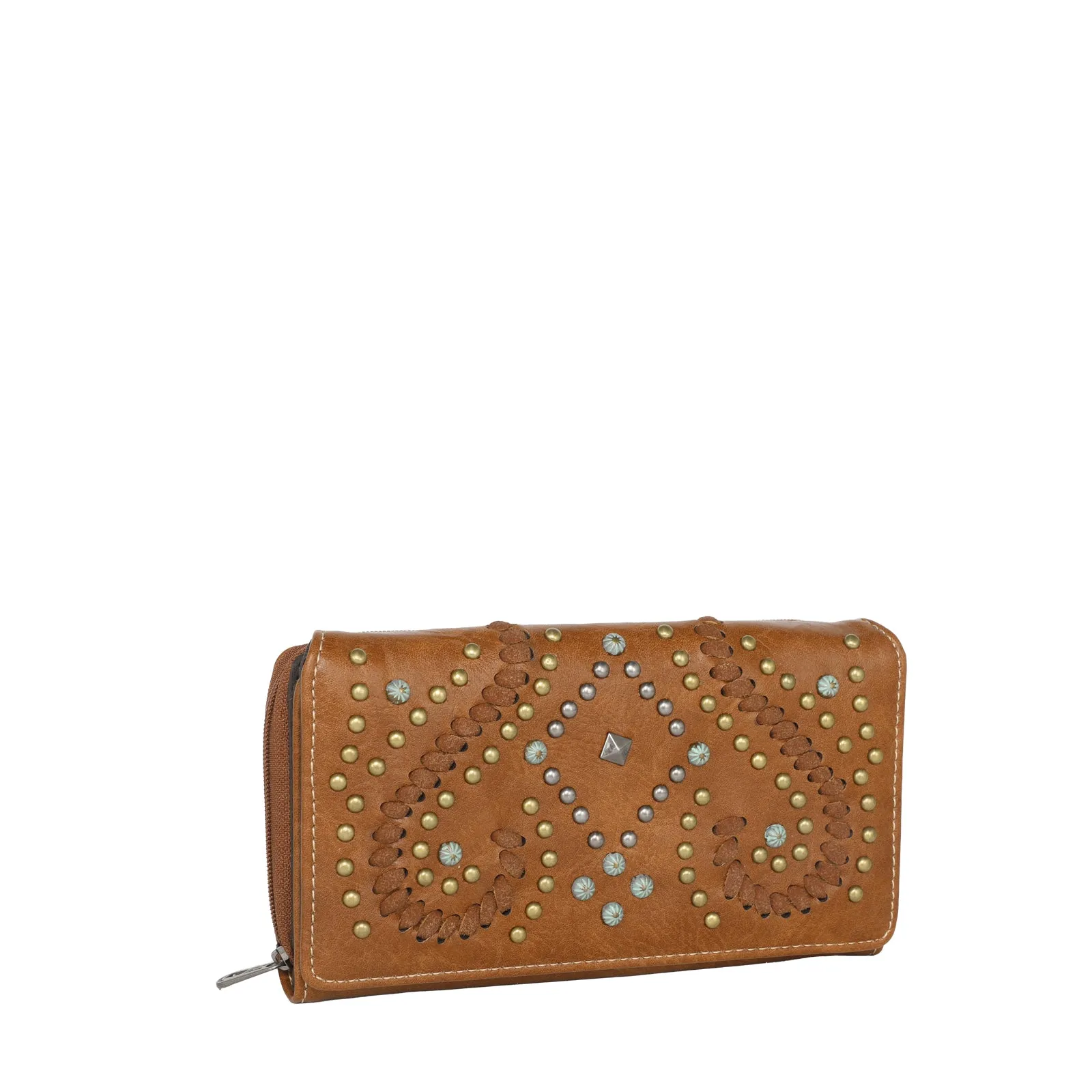 MW1063-W010 Montana West Whipstitch Collection Wallet