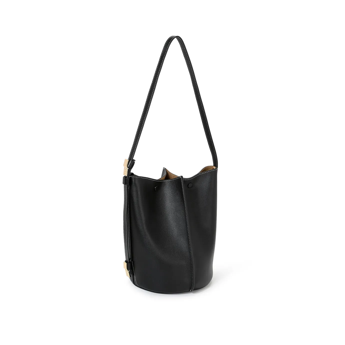 ORUKAMI Sac Seau Convertible à Mousqueton Plat - Noir
