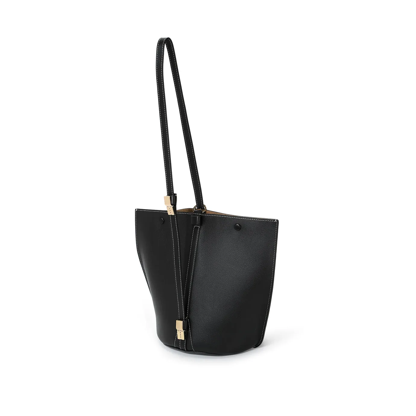 ORUKAMI Sac Seau Convertible à Mousqueton Plat - Noir
