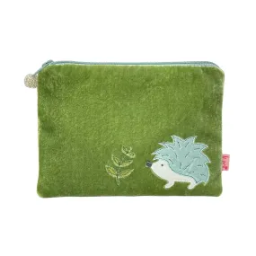 PU352 Olive Hedgehog Purse By Lua