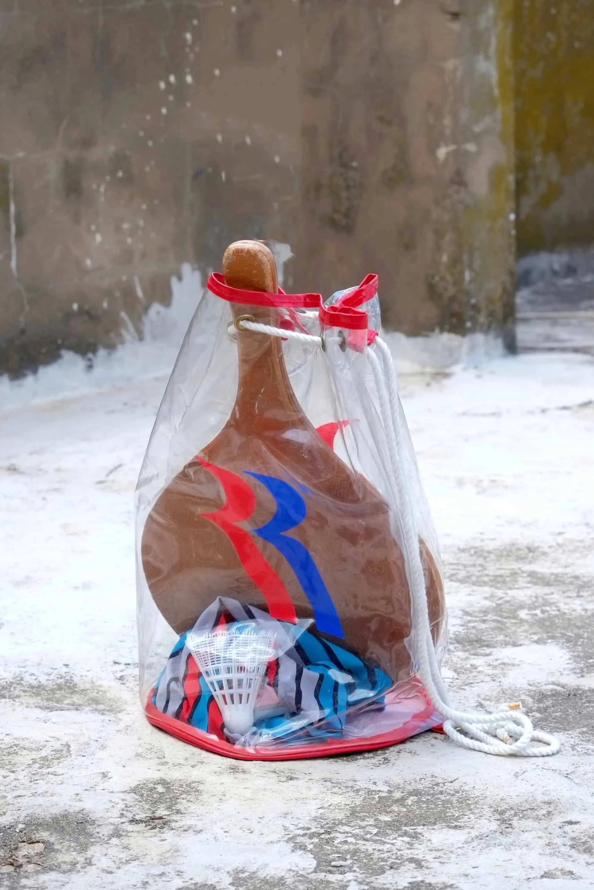 ROMIKA Clear PVC 80's Beach Bag