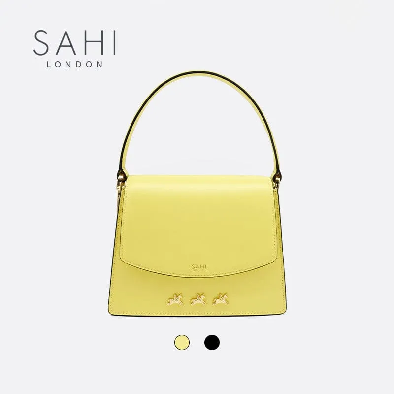 Sahi Age of Innocence Leather Satchel Crossbody Bag