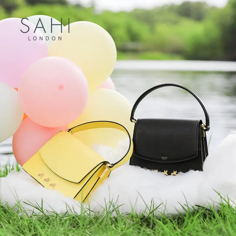 Sahi Age of Innocence Leather Satchel Crossbody Bag
