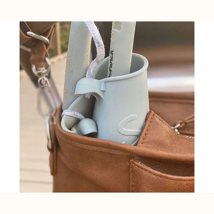 Scrunch Bucket & Spade Set - Duck Egg Blue