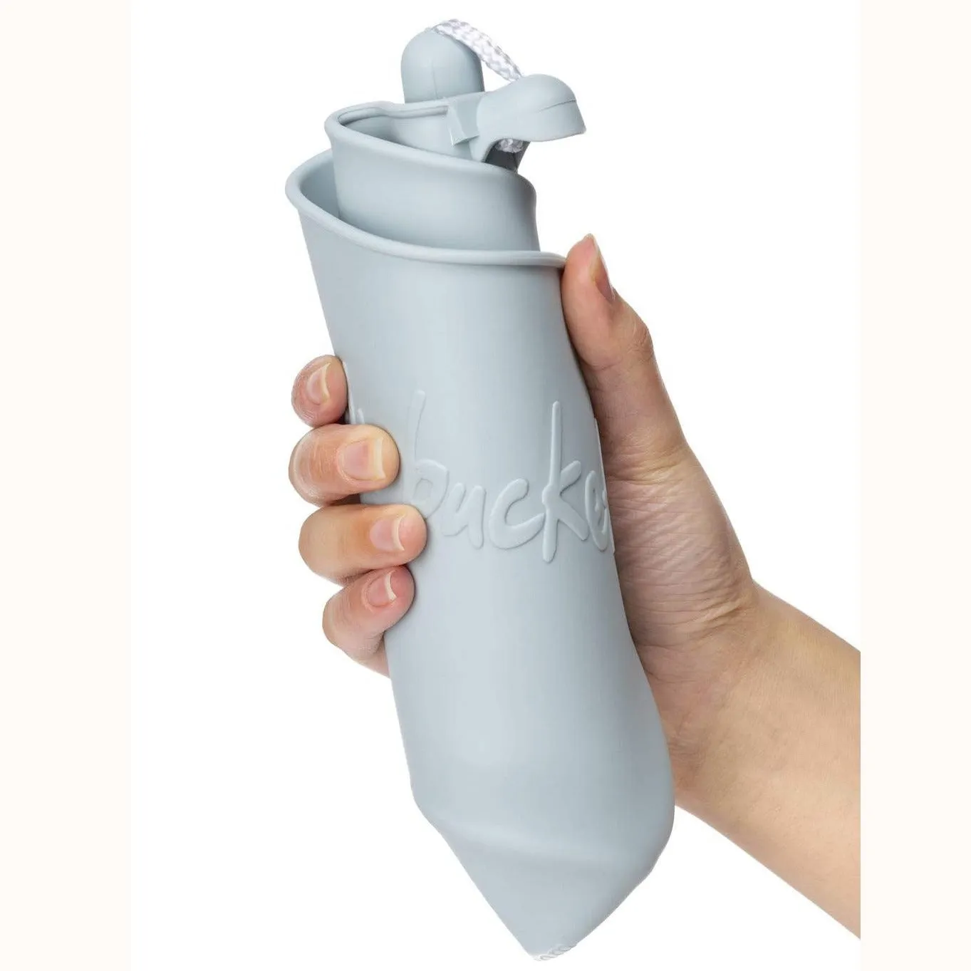 Scrunch Bucket & Spade Set - Duck Egg Blue