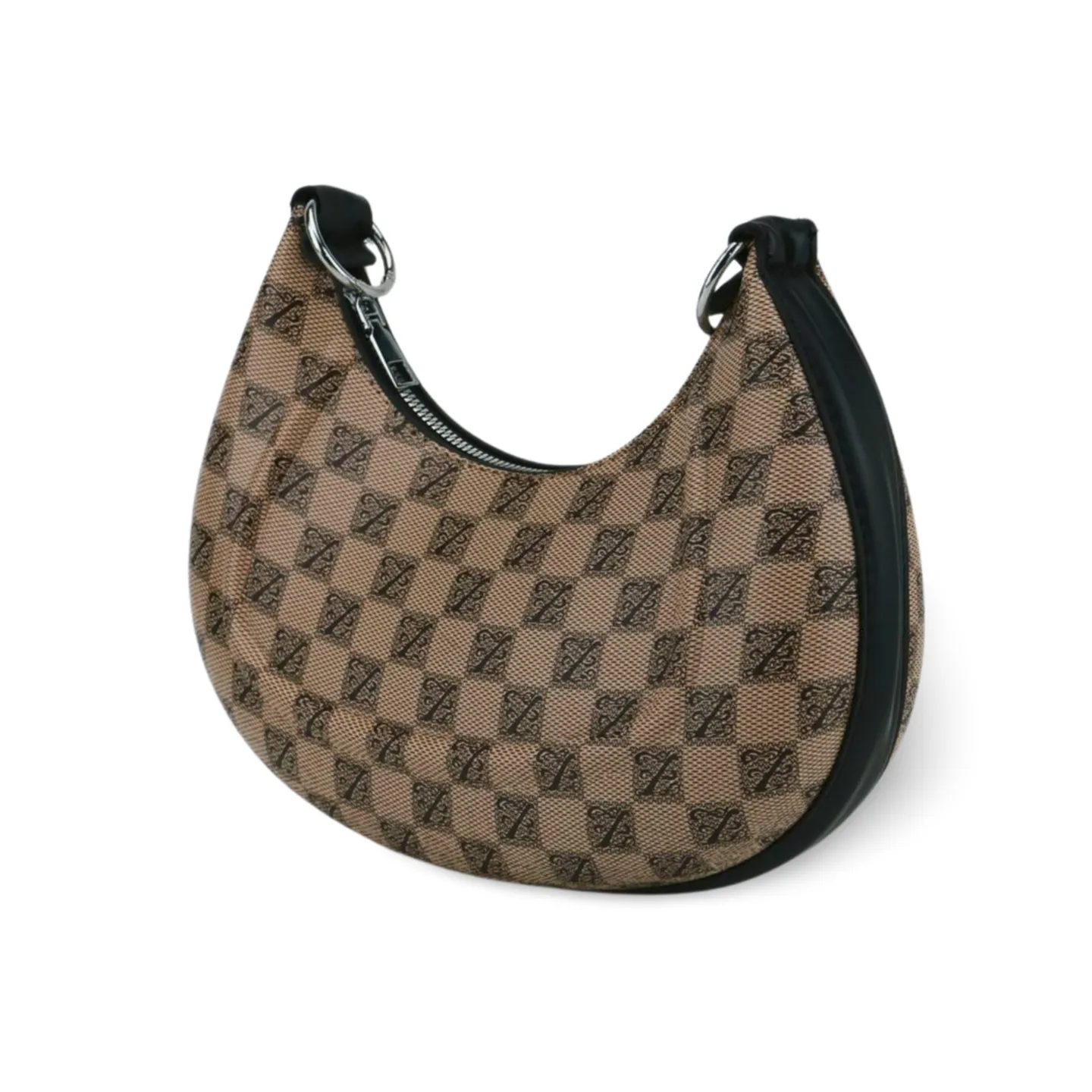 Sleek Shoulder Bag with Detachable Wallet - 2 Pcs