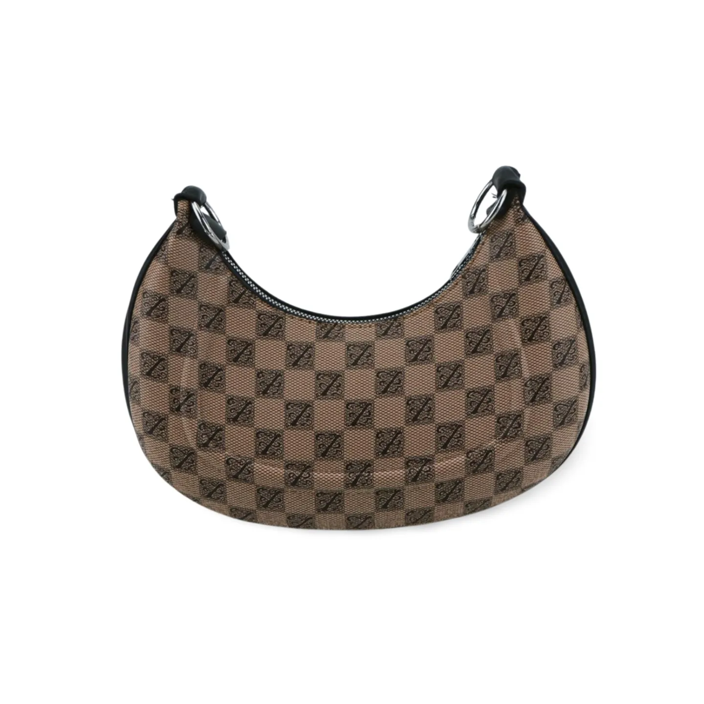 Sleek Shoulder Bag with Detachable Wallet - 2 Pcs