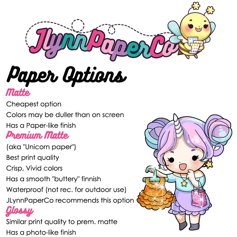 Starshine with Shopping Bags Character Stickers | SS036