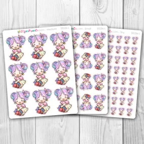 Starshine with Shopping Bags Character Stickers | SS036