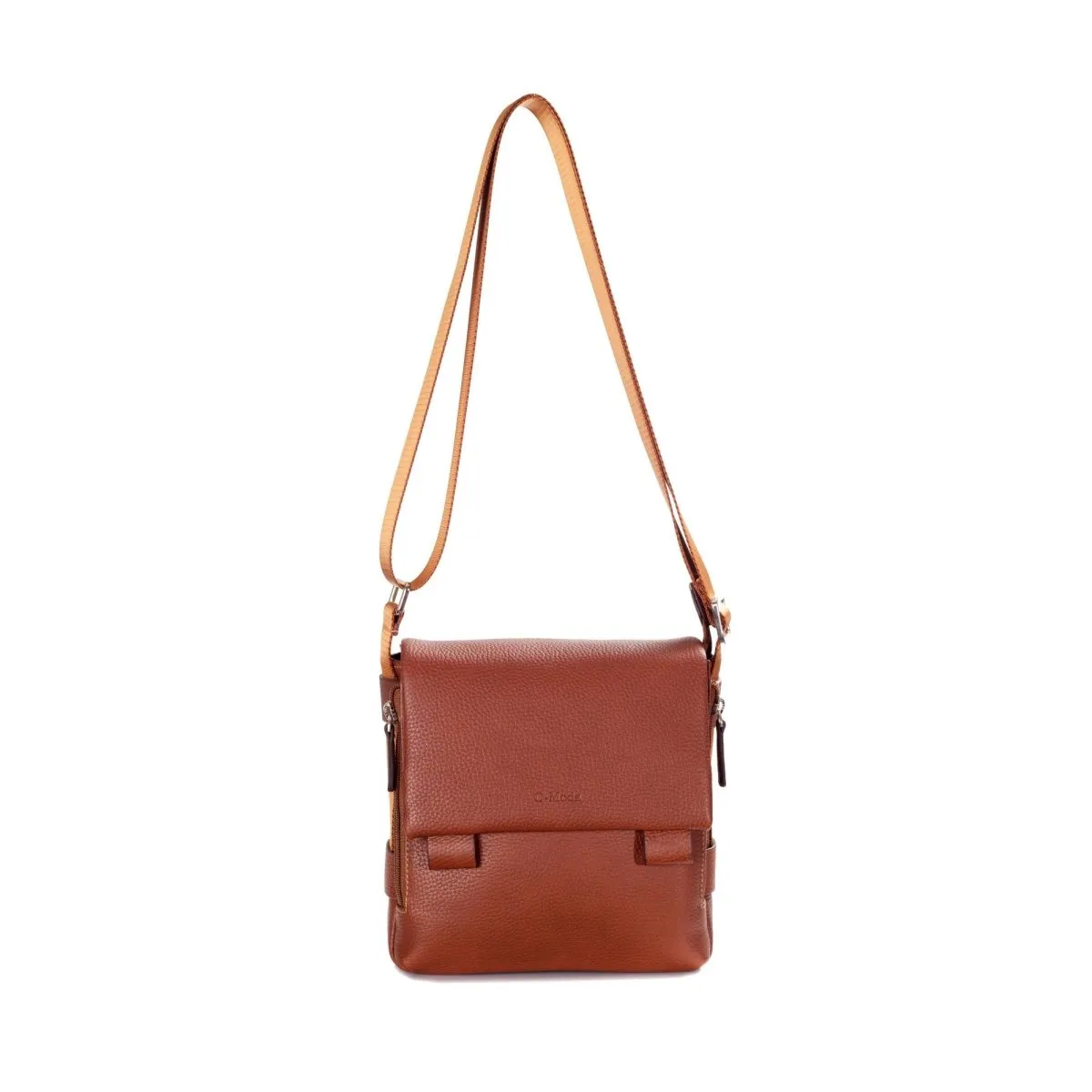 Unisex Premium Pebbled Leather Cross Body Bag