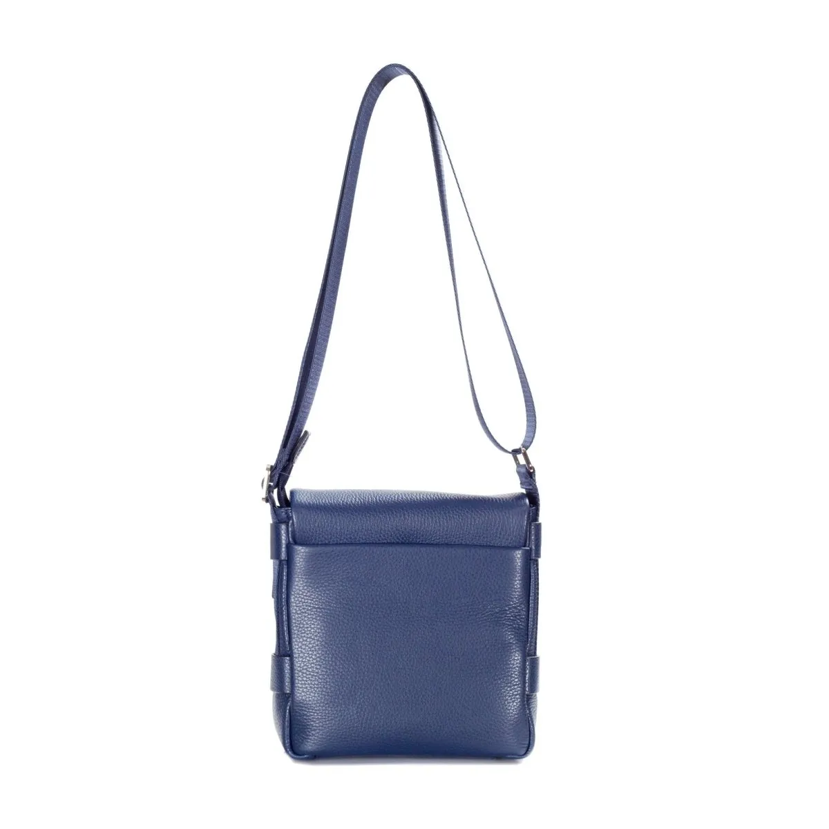 Unisex Premium Pebbled Leather Cross Body Bag