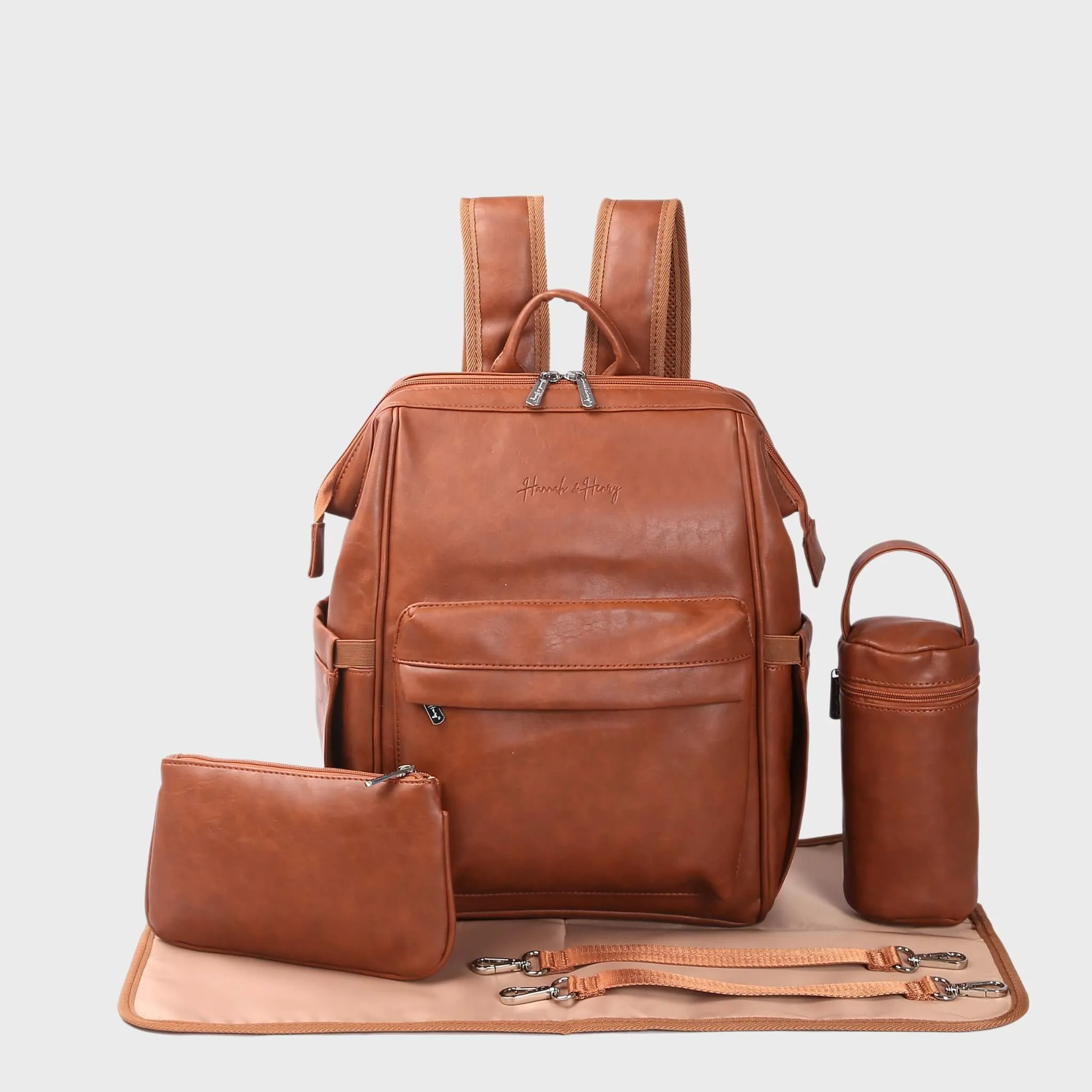Vintage Diaper Backpack | Brown
