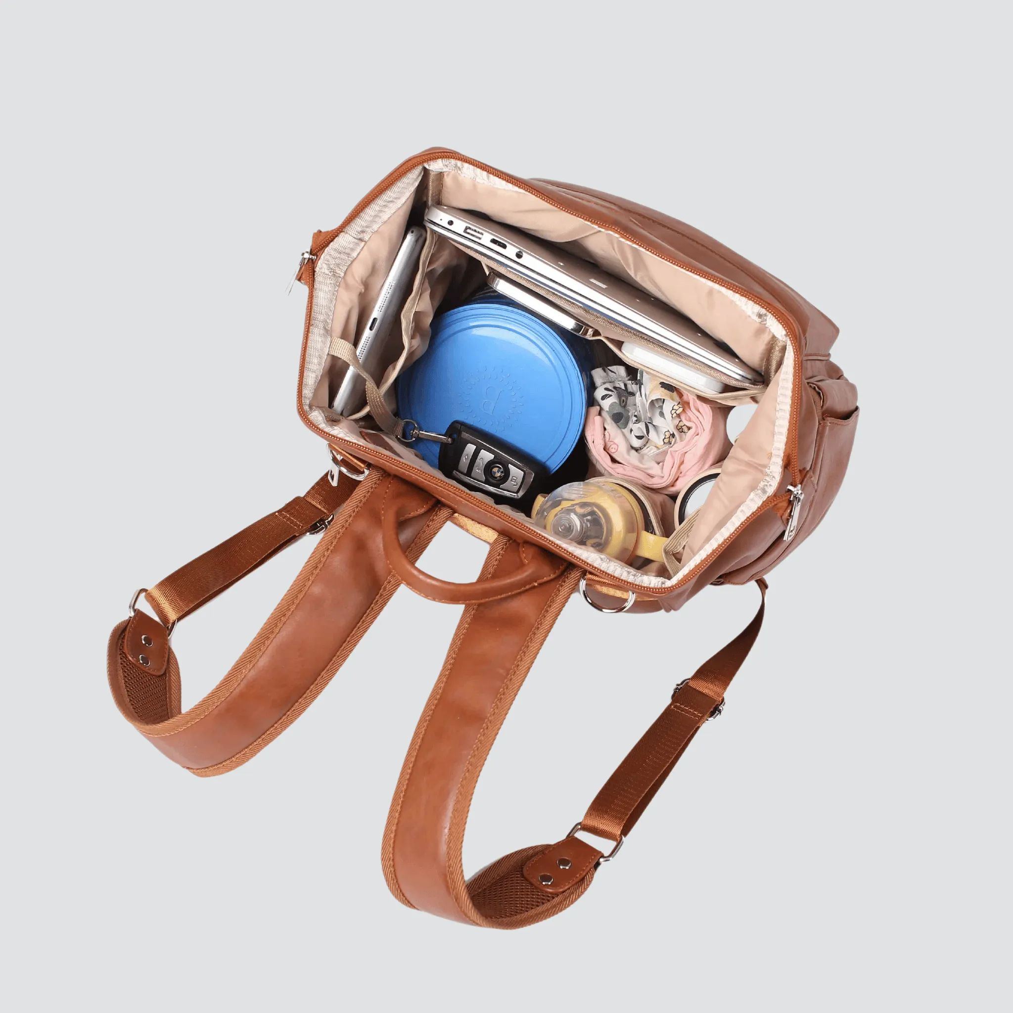 Vintage Diaper Backpack | Brown