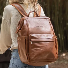 Vintage Diaper Backpack | Brown