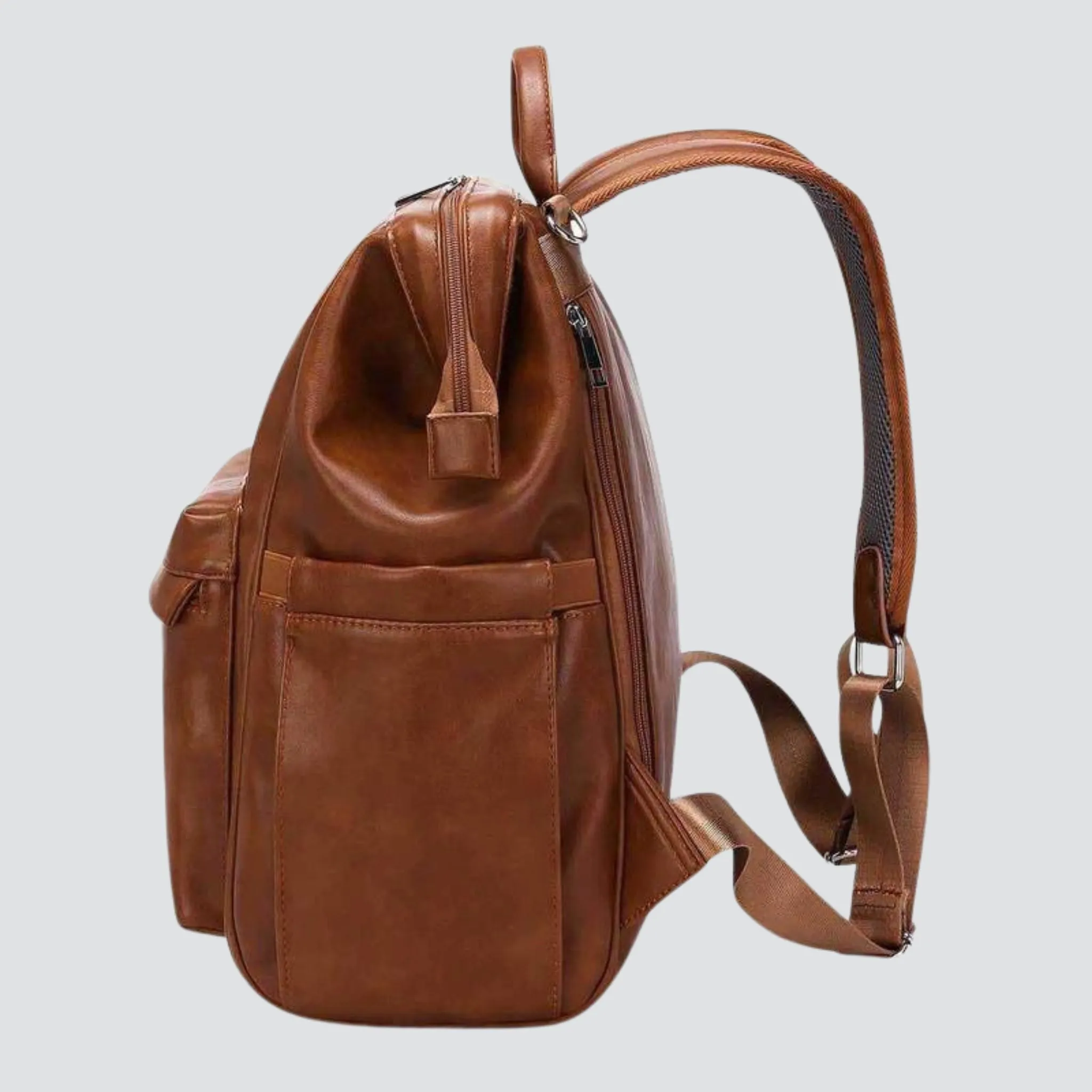 Vintage Diaper Backpack | Brown