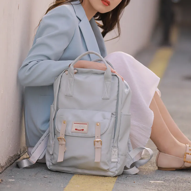 Women's Korean-Style Business Ins Large-Capacity Backpack Oxford Cloth Student Schoolbag All-Match Casual Fashion School