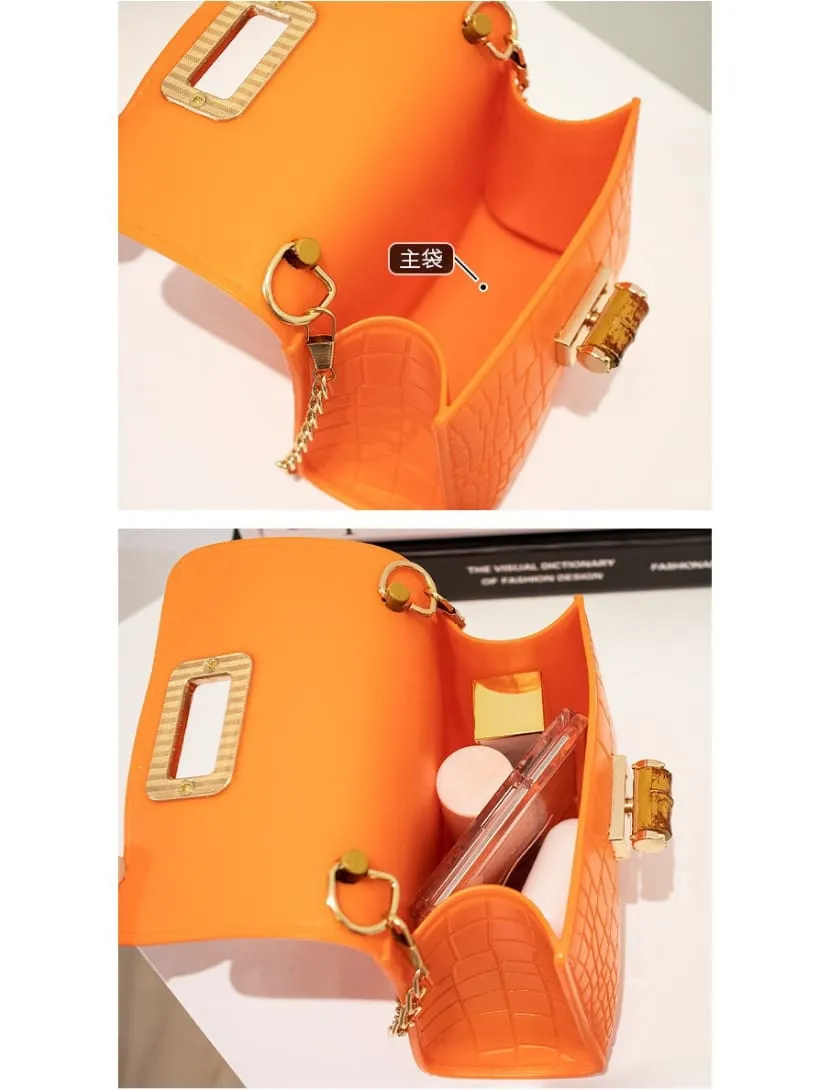 Wooden Handle Mini Size Sling Bags